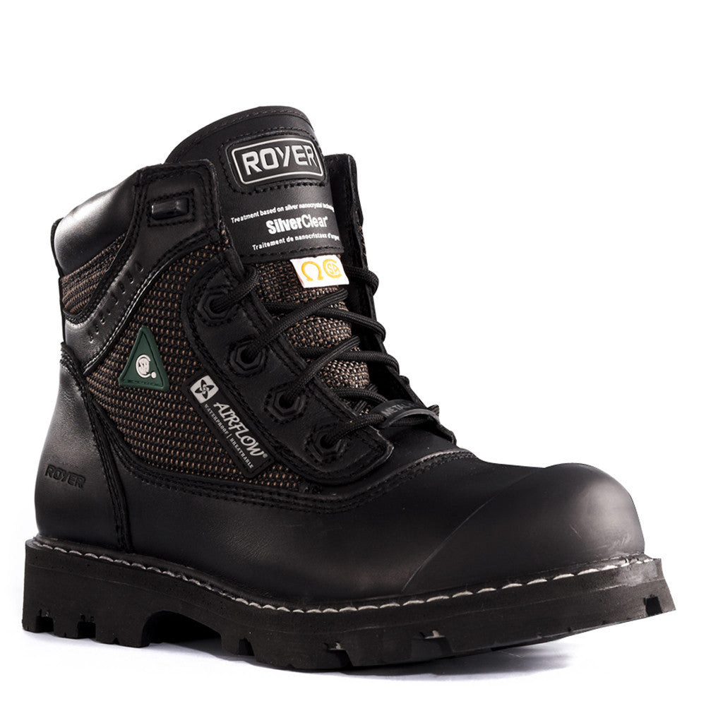 Royer Men's 6-Inch Composite Toe Safety Work Boots - Size 10, Model 8400 - Durable & Lightweight for Construction, Warehouse & Industrial Work