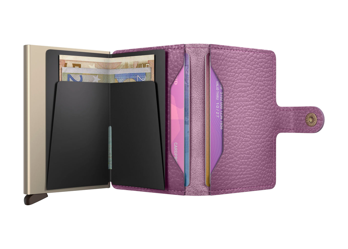 SECRID Miniwallet Pebble - Compact RFID Blocking Wallet for Men & Women | Perfect for Travel, Everyday Use & Minimalist Lifestyle