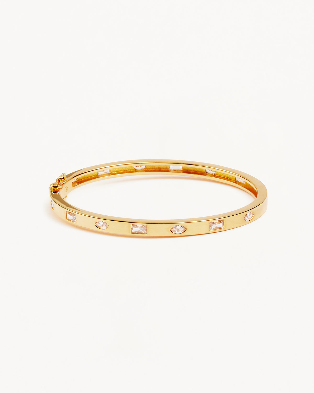 18K Gold Vermeil Magic of You Bangle - Elegant Stackable Bracelet for Women, Perfect for Everyday Wear, Gifts & Special Occasions
