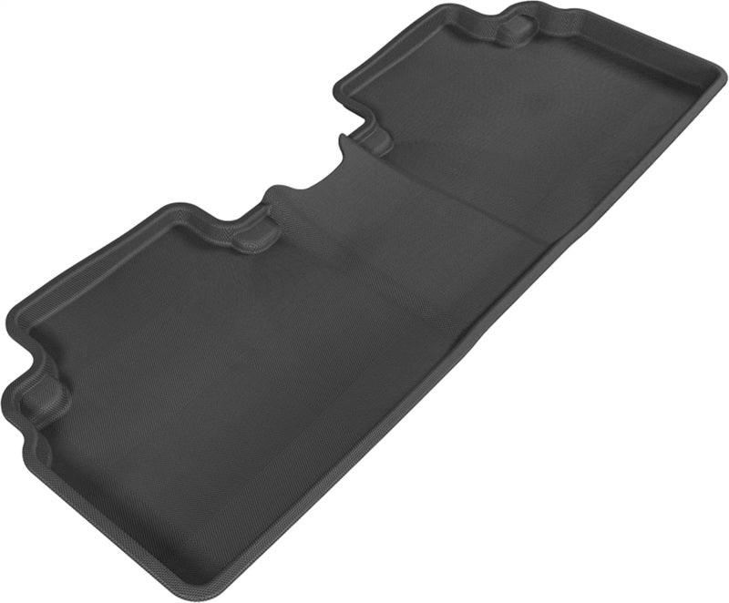 3D MAXpider Custom Fit All-Weather Floor Mats for 2006-2011 Honda Civic Sedan (2nd Row) - Kagu Series Black Car Mats | Perfect for Daily Commute, Road Trips & Winter Protection