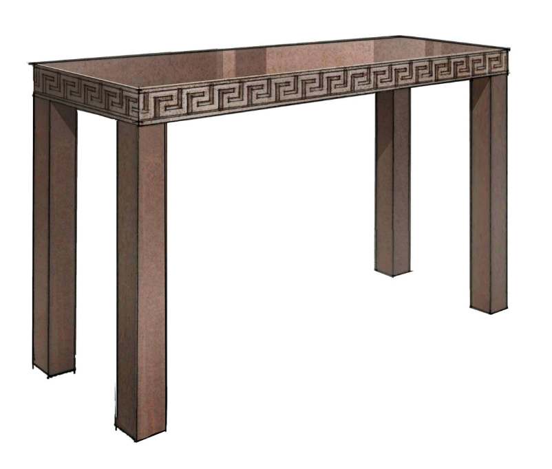 Flagler Console Table - Modern Entryway Sofa Table with Storage Shelf | Perfect for Hallway, Living Room & Bedroom Decor