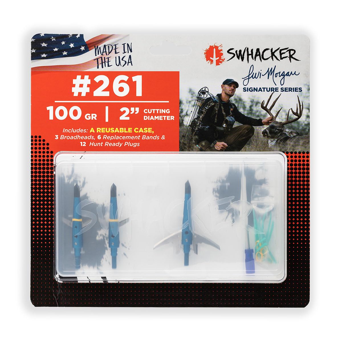 Swhacker Levi Morgan Series 2-Blade Broadhead 100 Grain - 2