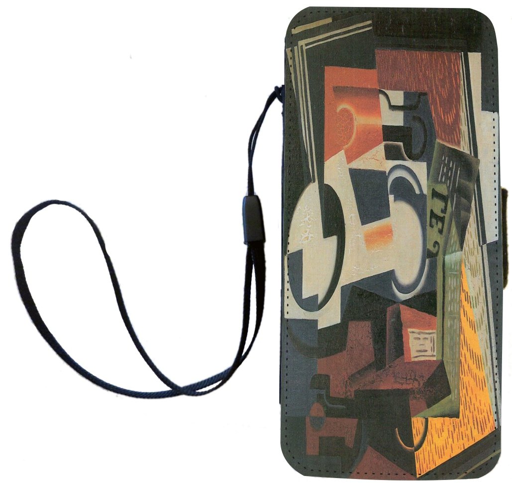 Juan Gris Art Still Life with Fruit Bowl - Magnetic Flip Wallet iPhone Case for iPhone 5/5s | Stylish Protective Cover for Everyday Use & Travel