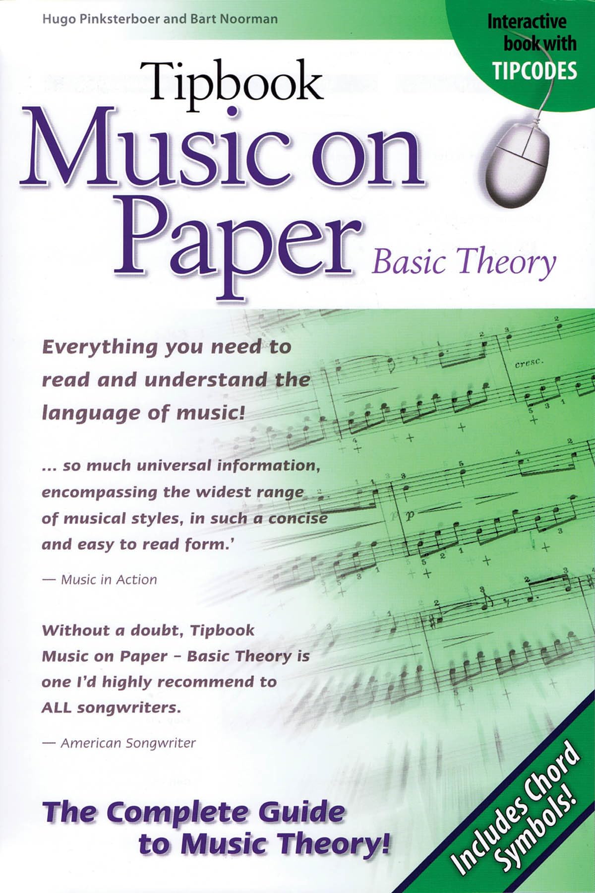 Tipbook Music on Paper: The Complete Guide with Tipcodes - Perfect for Musicians, Teachers & Students Learning Sheet Music