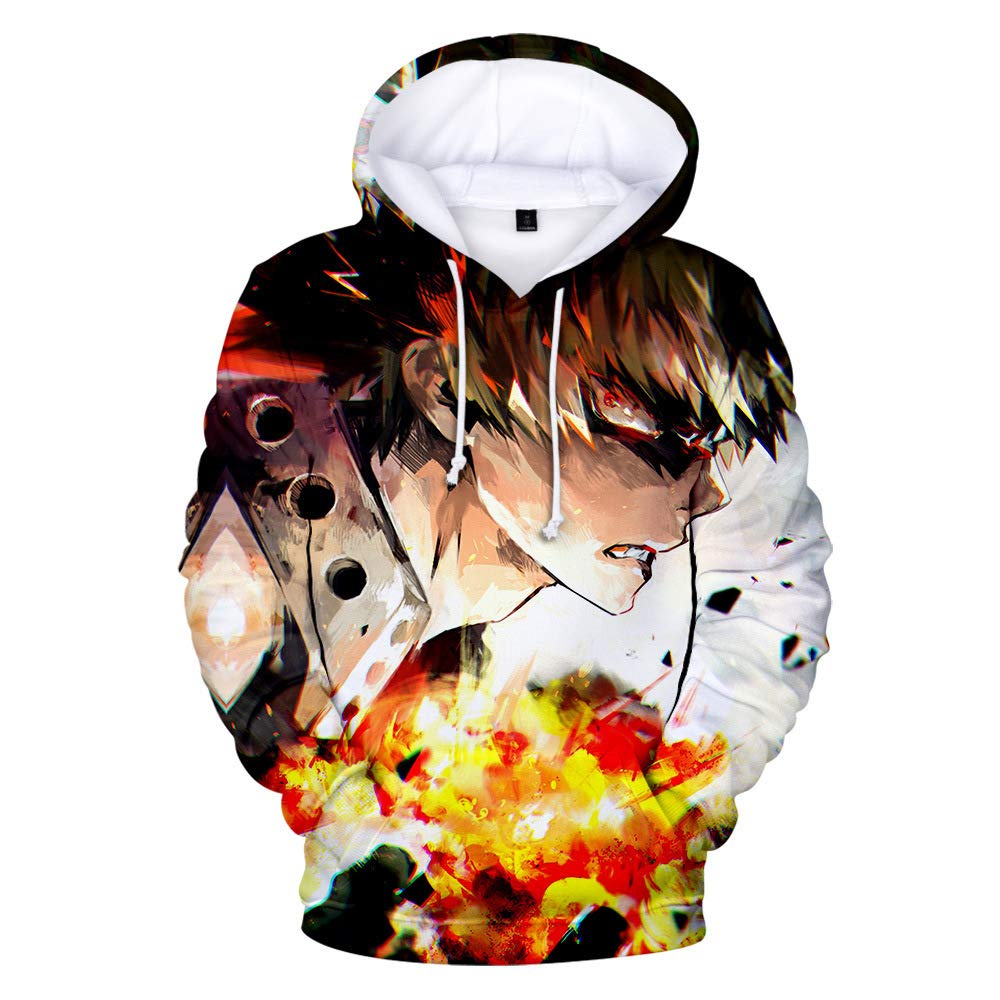 Anime Unisex 3D Print Pullover Hoodie Sweatshirt for Men & Women - Casual Streetwear, Cosplay & Anime Convention Outfit