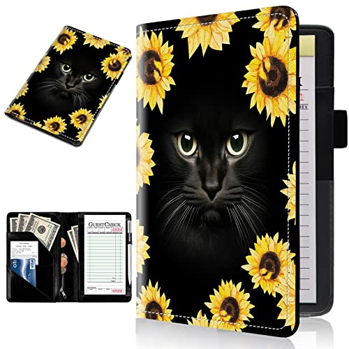 Sunflower and Black Cat