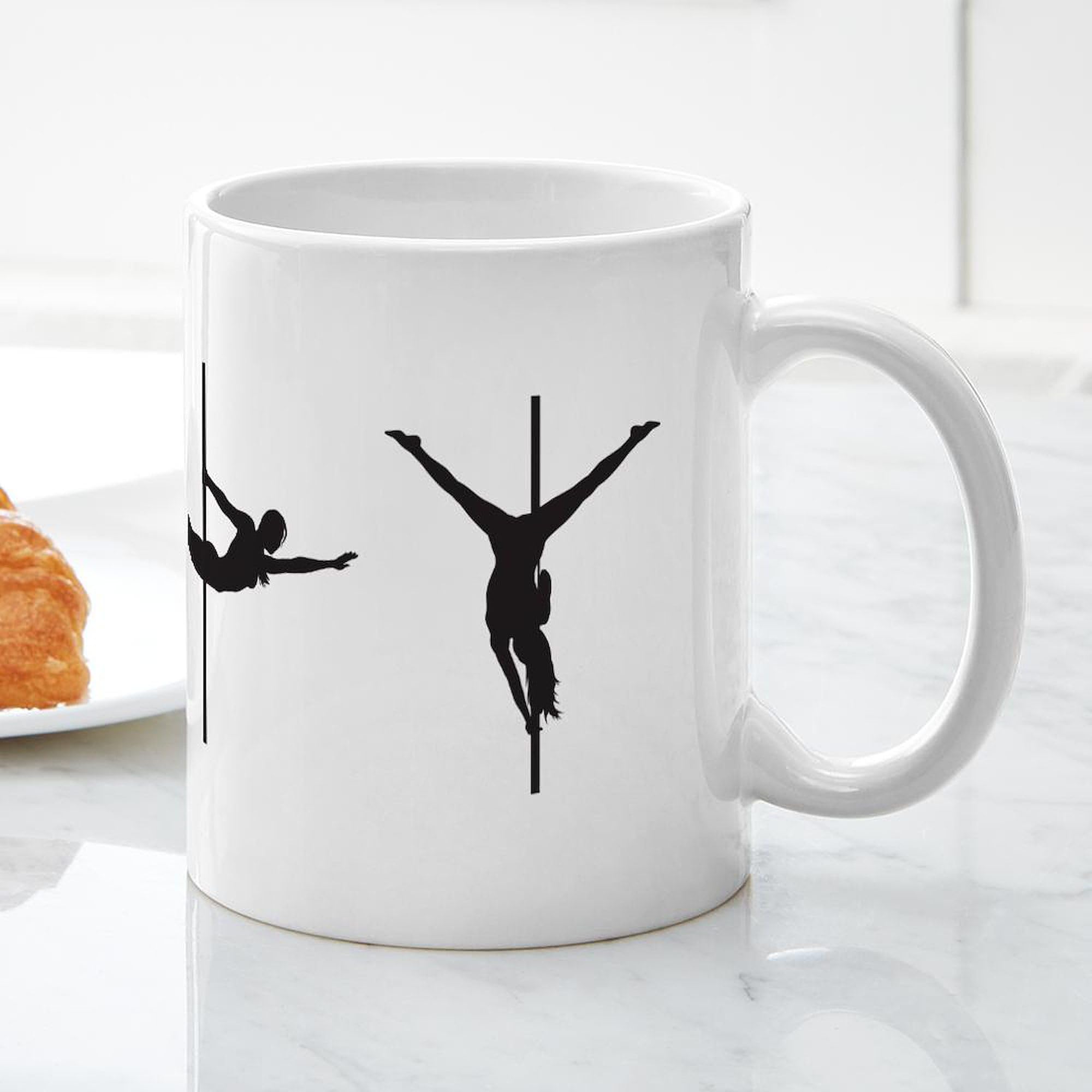 Pole Dance Coffee Mug - 11 oz (325 ml) Ceramic Cup for Coffee, Tea & Hot Drinks - Perfect for Dance Enthusiasts & Gift Giving