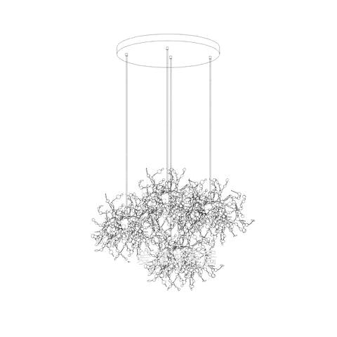 Modern Luminex Pendant Lamp - Adjustable Hanging Light Fixture for Kitchen Island, Dining Room & Bedroom | Energy Efficient LED Ceiling Light