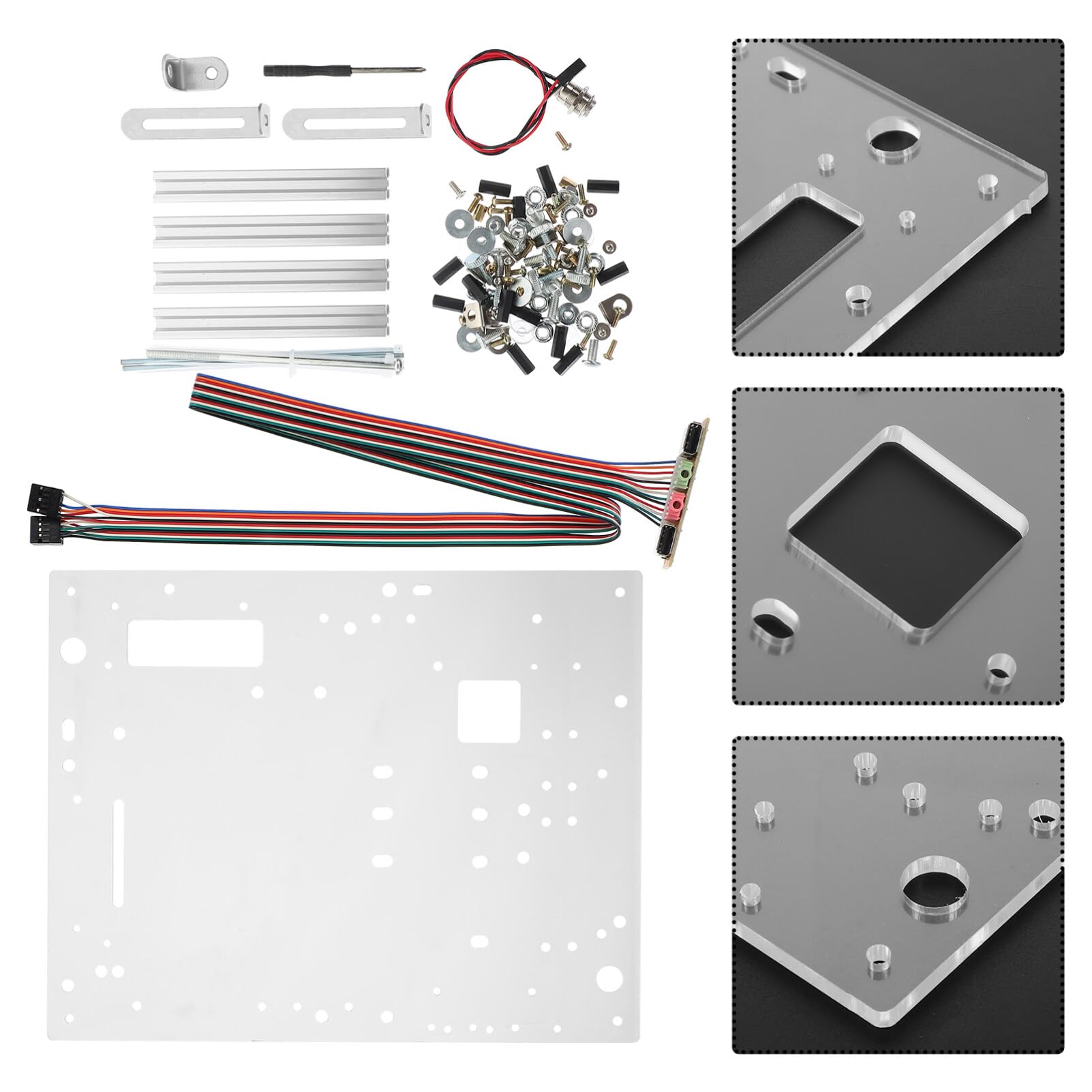 ARTIBETTER Open Air Computer Case - DIY PC Chassis Bracket for Gaming & Mining Rigs | High Airflow ATX/MATX/ITX Motherboard Support | Perfect for Custom Builds, Bench Testing & Showcase Setups