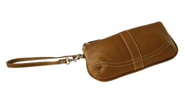 Genuine Leather Large Women's Wristlet Wallet - Stylish Crossbody Clutch for Everyday Use, Shopping & Travel