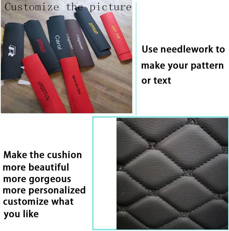 Premium Custom Car Mats for Sedan, SUV & Sports Cars - All-Weather 3D Floor Mats with Non-Slip Artificial Leather & Yellow Stripes (First-Row Set) | Perfect for Daily Commute, Road Trips & Vehicle Protection