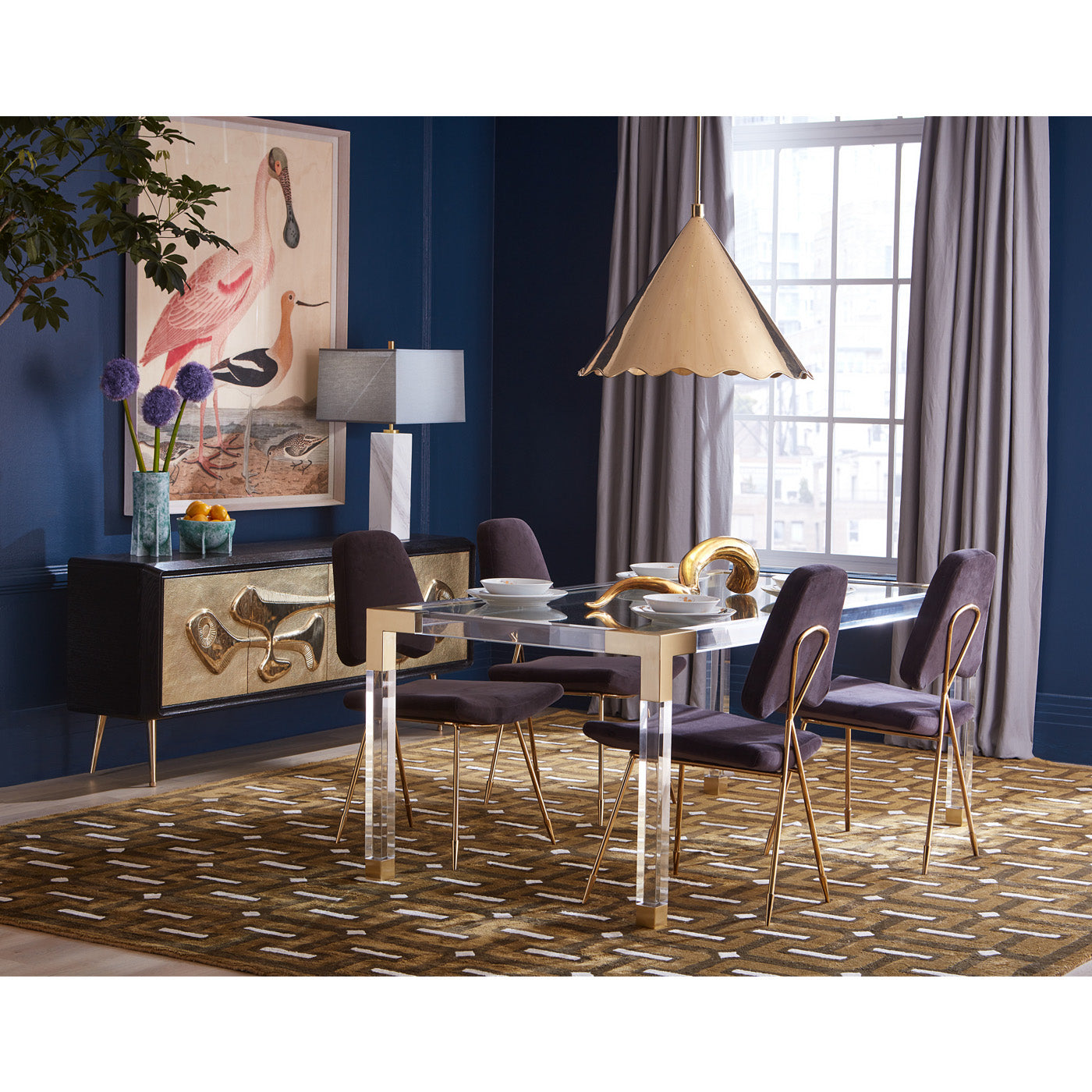 Hand Tufted Thebes Wool Area Rug - Soft & Durable for Living Room, Bedroom, or Office Decor
