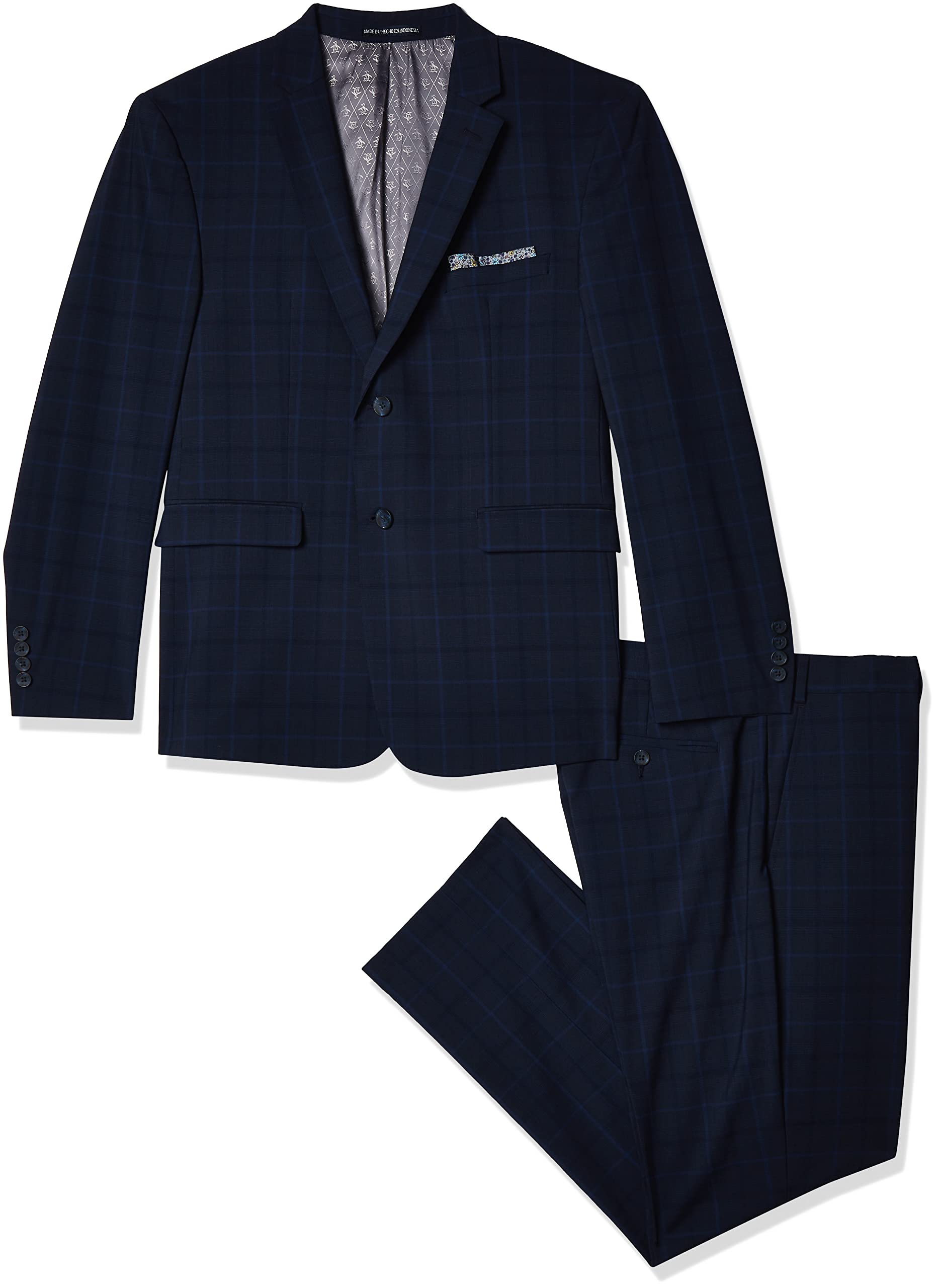 Original Penguin Men's Blazer - Slim Fit Sport Coat for Business Casual & Wedding - Premium Wool Blend Jacket for Office, Date Night & Formal Events