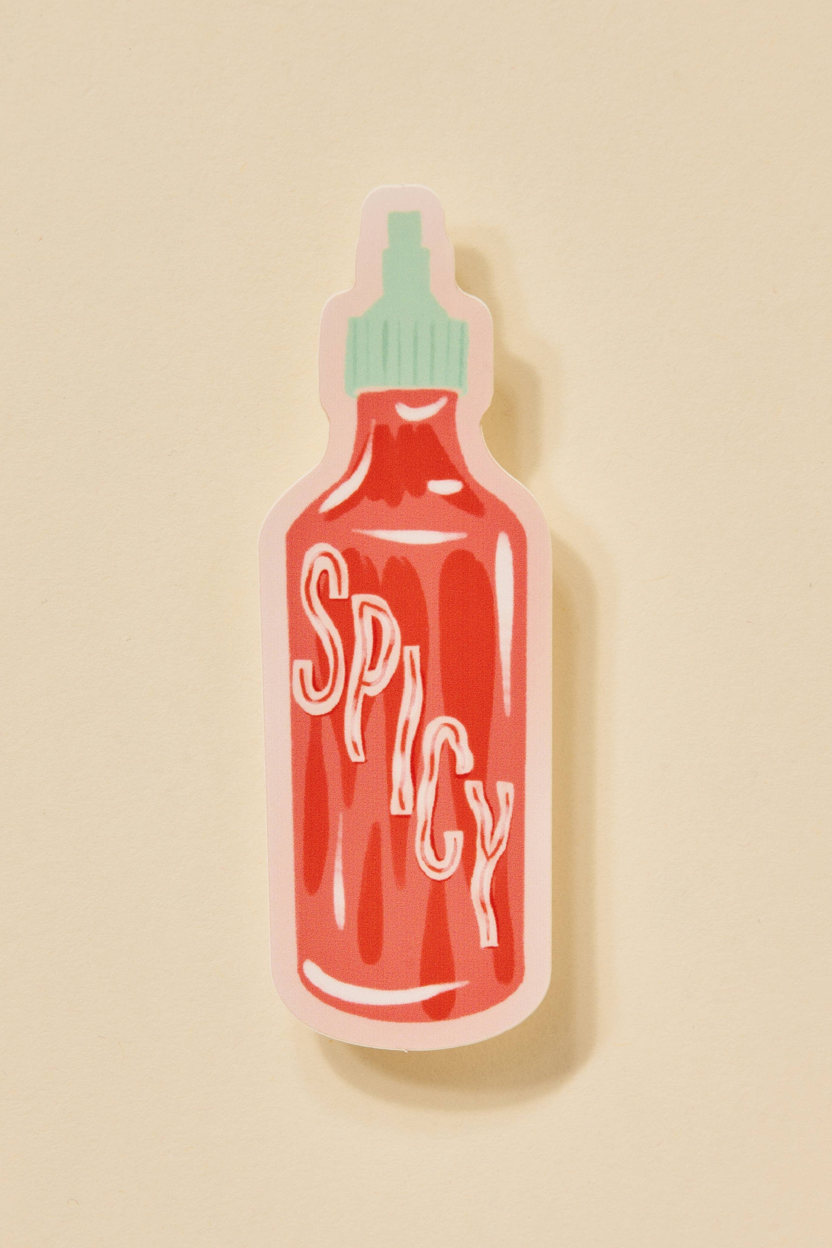 Spicy Hot Sauce Sticker - Waterproof Vinyl Decal for Laptops, Bottles & Coolers - Perfect for Foodies & Hot Sauce Lovers