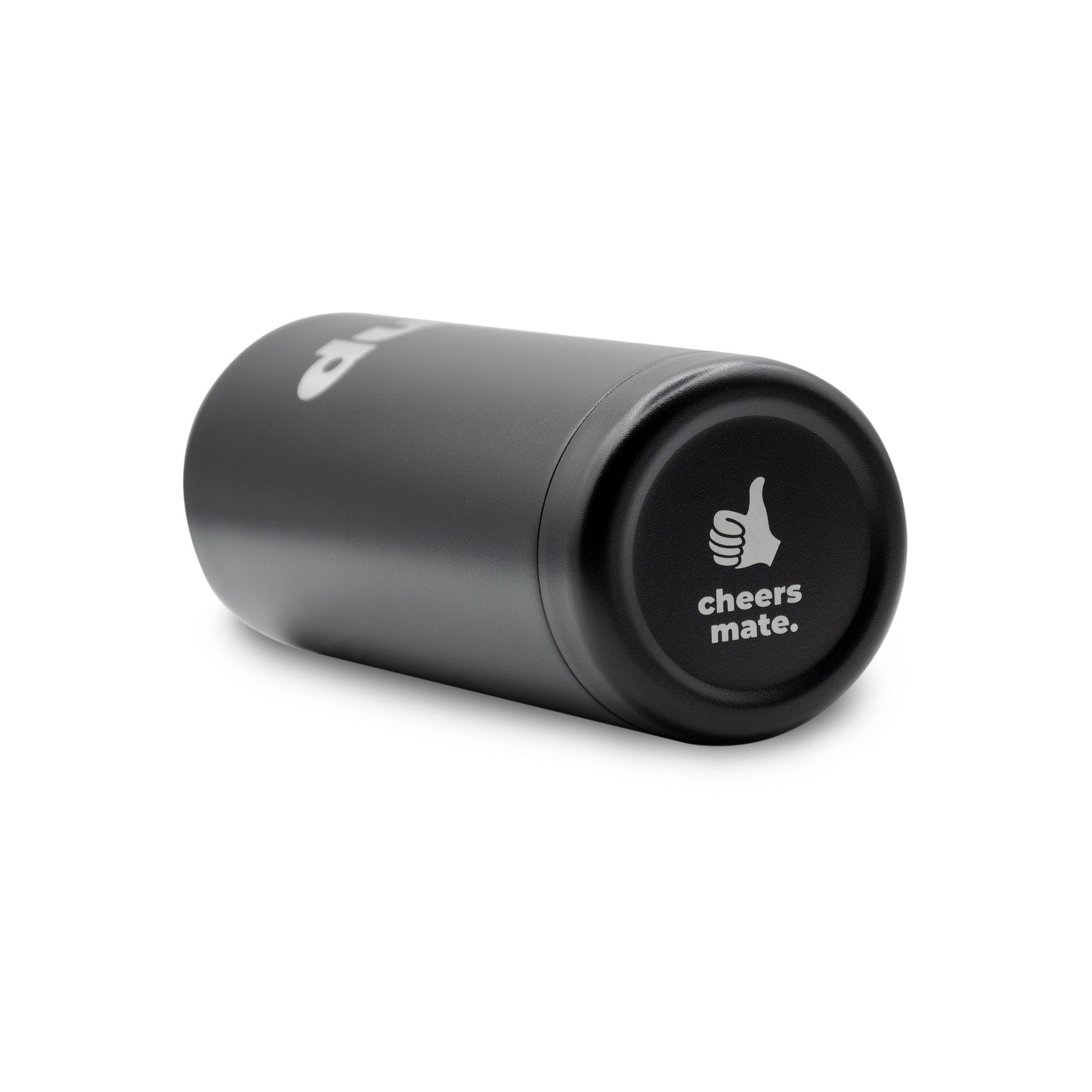 Premium 500ml Mini Black Insulated Cup - Leak-Proof, BPA-Free, Keeps Drinks Hot/Cold for Hours - Perfect for Coffee, Tea, Camping, Office & Outdoor Activities