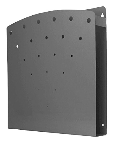 VICS Single Pocket Open-Ended HIPAA Compliant Steel Medical Chart Holder - Gray Hammer-Tone Finish | Secure Patient File Organizer for Hospitals, Clinics & Doctor Offices