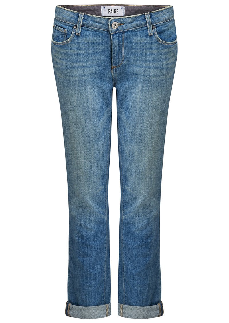 PAIGE Women's Jimmy Crop Jeans - High Waist Skinny Denim Pants for Women | Perfect for Casual Outfits, Date Night & Office Wear