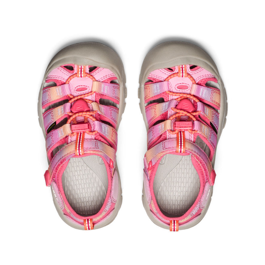 Little Kids' Newport H2 Sandals | Hot Pink/Orchid Petal | Comfortable Water Shoes for Beach, Pool & Summer Play