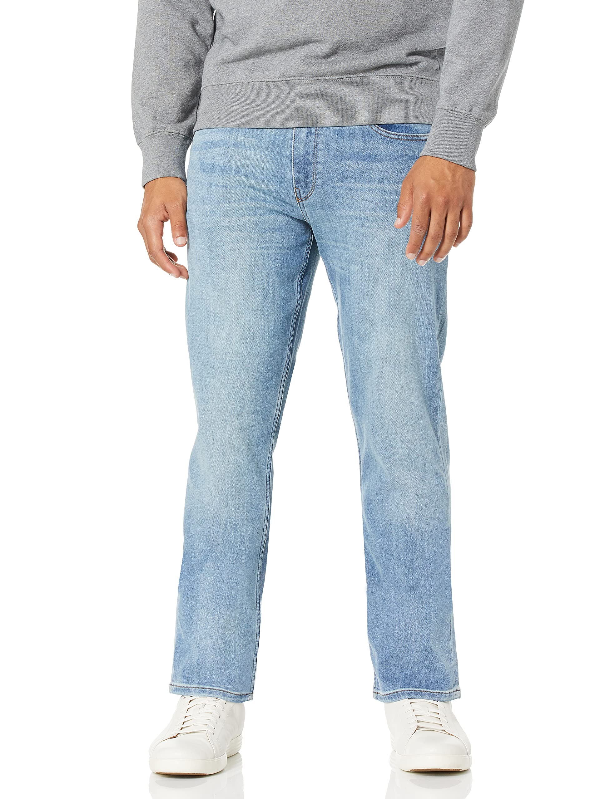 PAIGE Men's Normandie Straight Leg Jeans - Classic Fit Denim Pants for Casual & Business Wear | Comfortable Stretch Fabric for Everyday Use