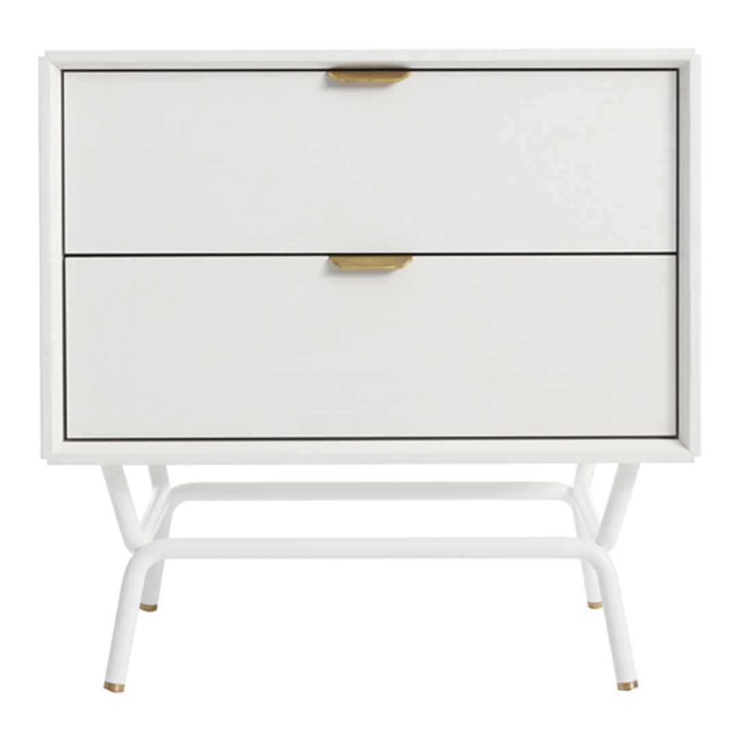 Modern Blu Dot Dang Nightstand - Minimalist Bedside Table with Storage Shelf | Perfect for Small Spaces, Bedrooms & Apartments