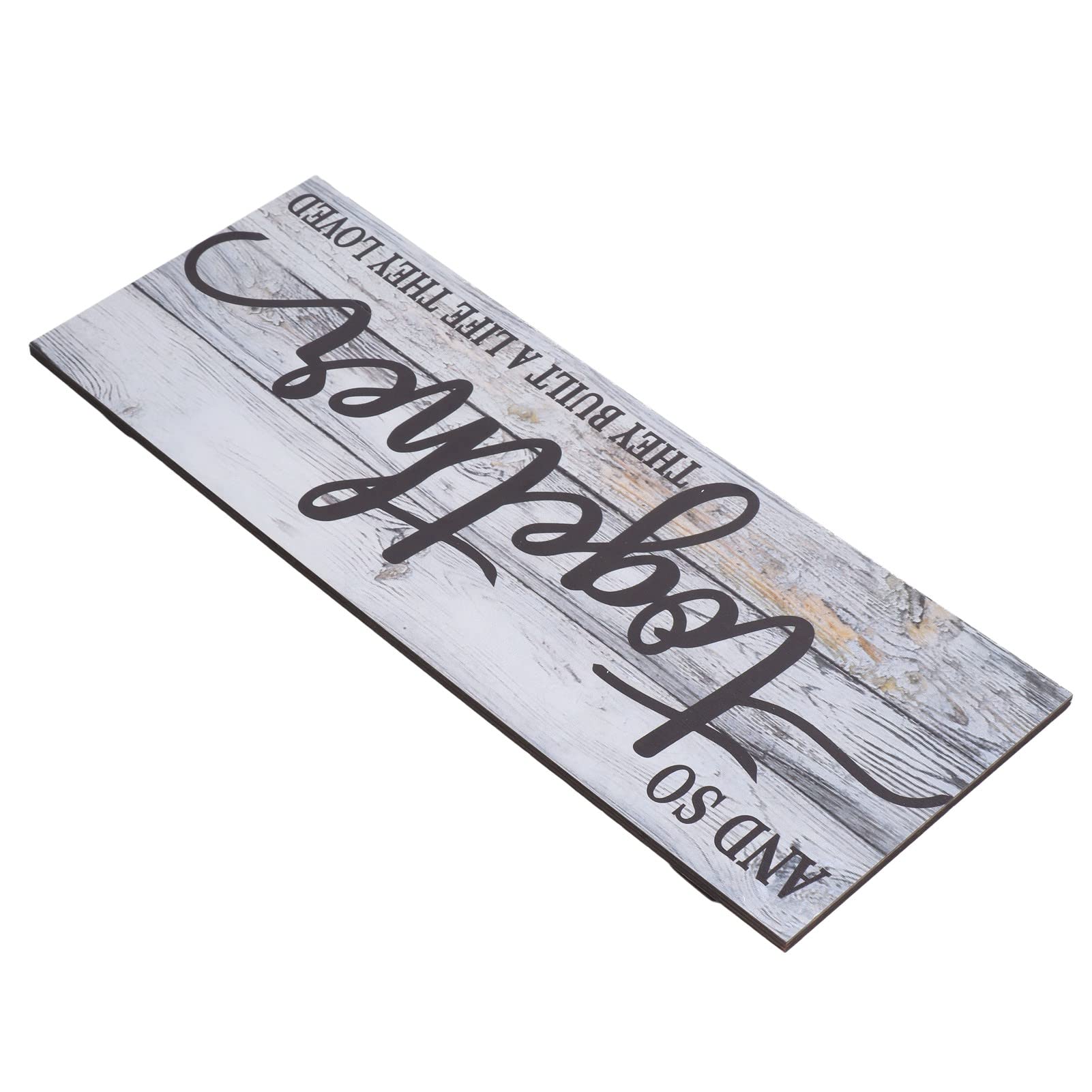 Waterproof Odorless Wooden Wall Sign - Rustic Home Decor for Living Room, Bedroom, Party & Festival | Perfect for Housewarming Gifts & Seasonal Celebrations