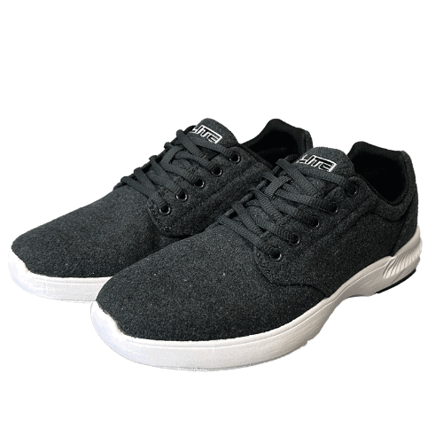 ELITE Men's Casual Wool Bowling Shoes - Comfortable & Durable for League Play & Practice - Perfect for Bowling Alleys & Casual Wear
