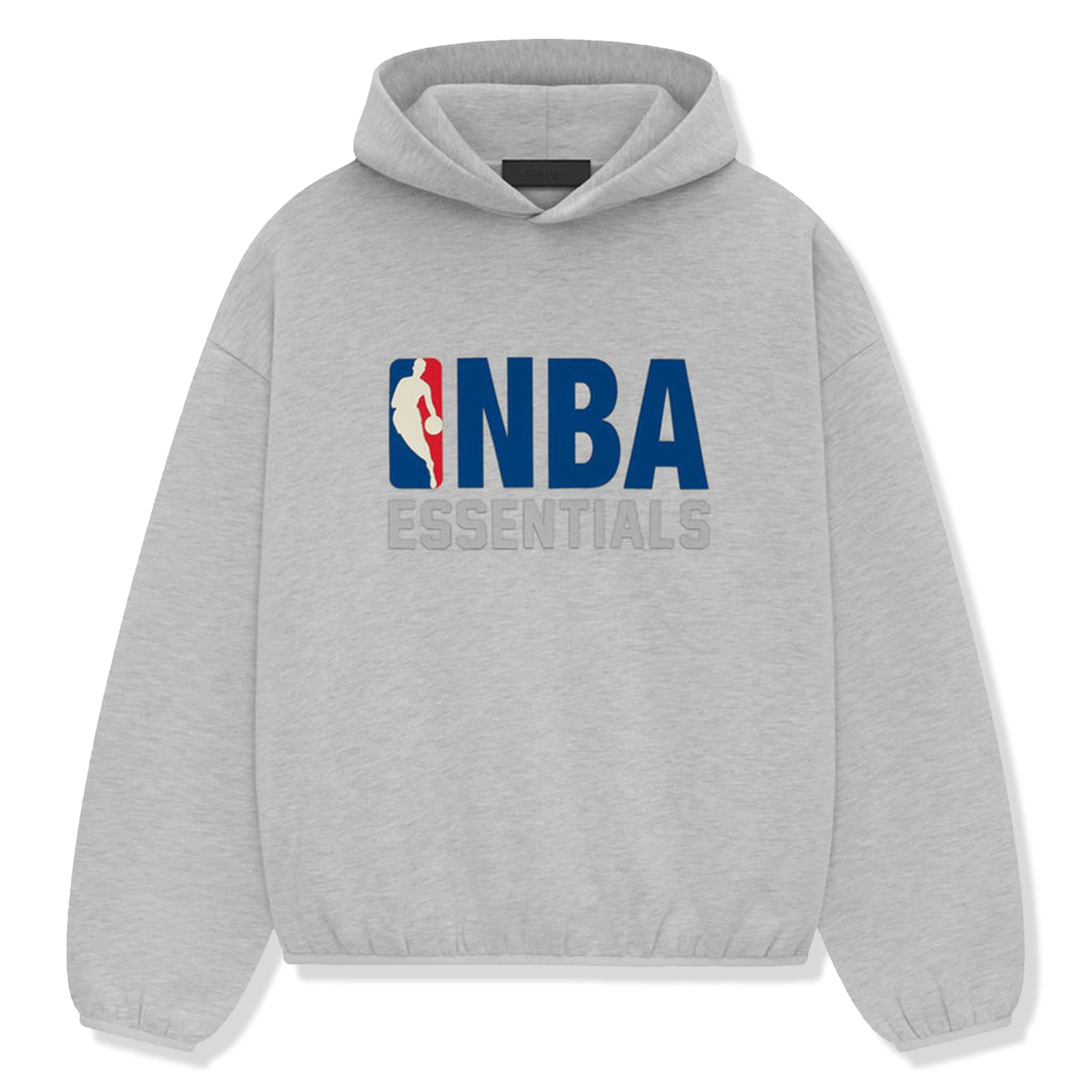 Fear of God Essentials x NBA Light Heather Hoodie - Men's Casual Pullover Sweatshirt for Basketball Fans | Perfect for Streetwear, Gym, and Everyday Comfort