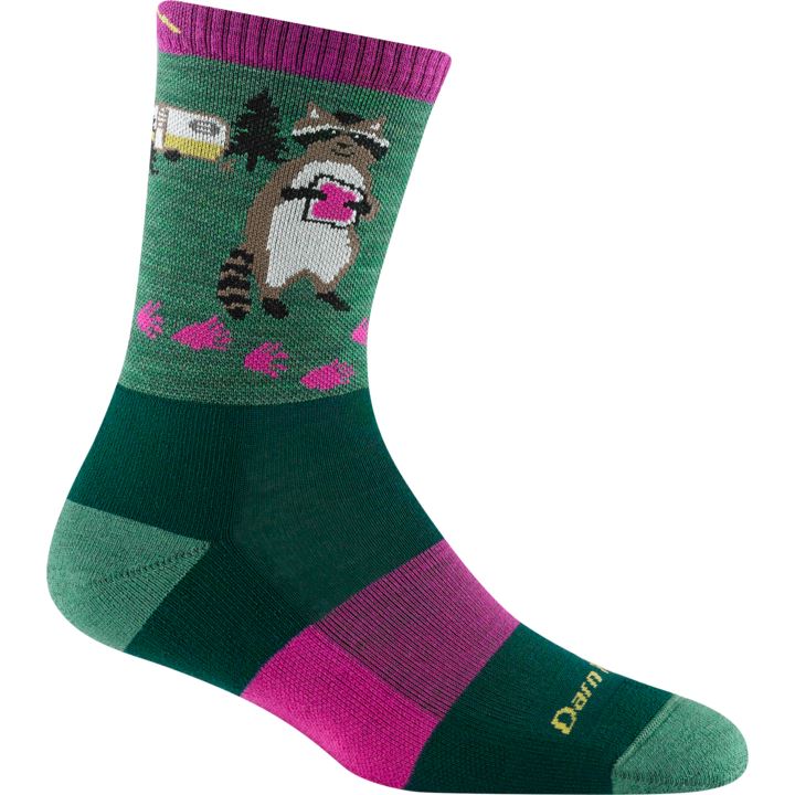 Darn Tough Critter Club Micro Crew Lightweight Hiking Socks for Women - Perfect for Outdoor Adventures, Hiking & Trail Running