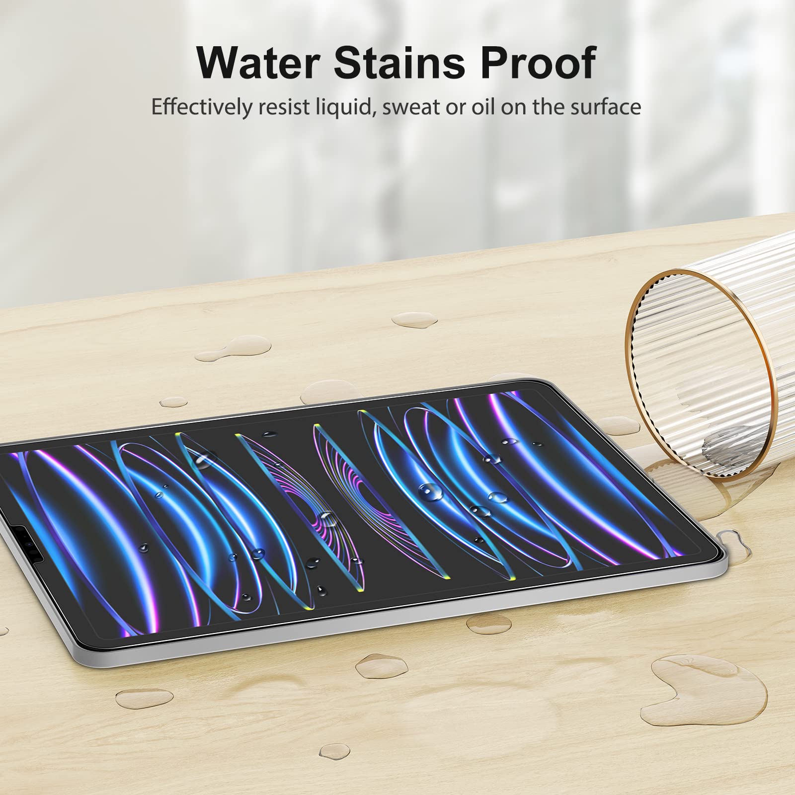 SPARIN 3 Pack Tempered Glass Screen Protector for iPad Air 5th/4th Gen 10.9 inch (2022/2020) & iPad Pro 11 inch (2022/2021/2020/2018) - Case Friendly, Anti-Scratch, HD Clear Protection - Perfect for Work, Study & Entertainment