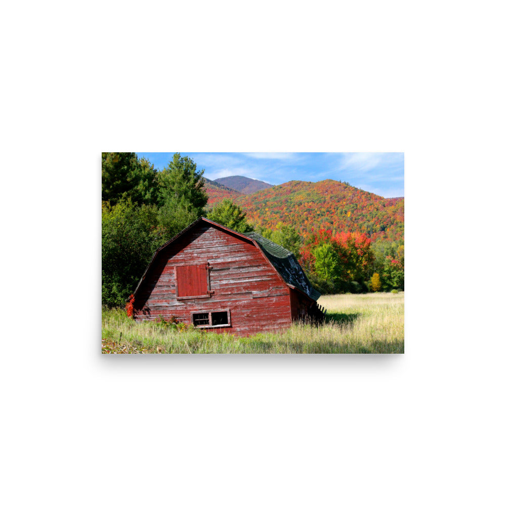 Keene Barn Photography Print - High Quality Wall Art Decor for Home, Office & Gallery - Perfect for Living Room, Bedroom & Studio Display