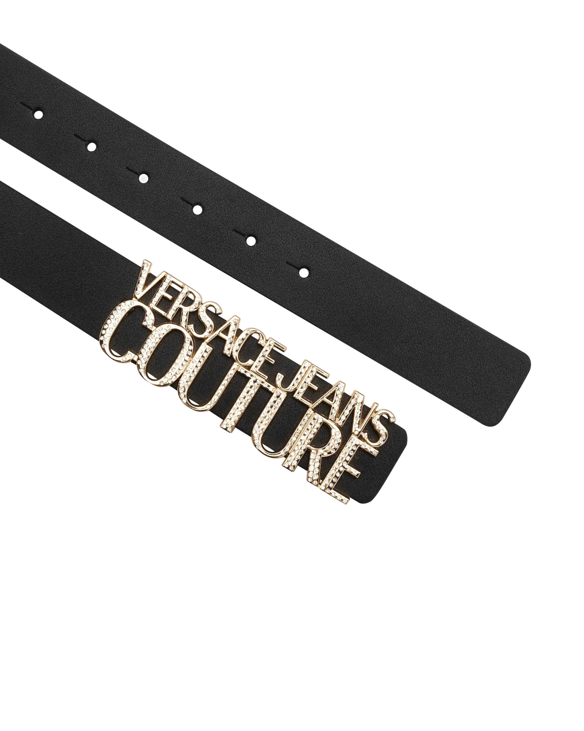 Luxury Genuine Leather Belt with Crystal Embellished Logo - Stylish & Durable for Men & Women | Perfect for Office, Party & Formal Occasions