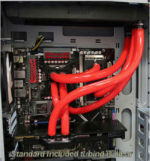 Swiftech H20 320 HD Edge Liquid Cooling System with Triple 120mm Radiator & Black Apogee™ HD - High Performance PC Water Cooling for Gaming Rigs and Overclocking
