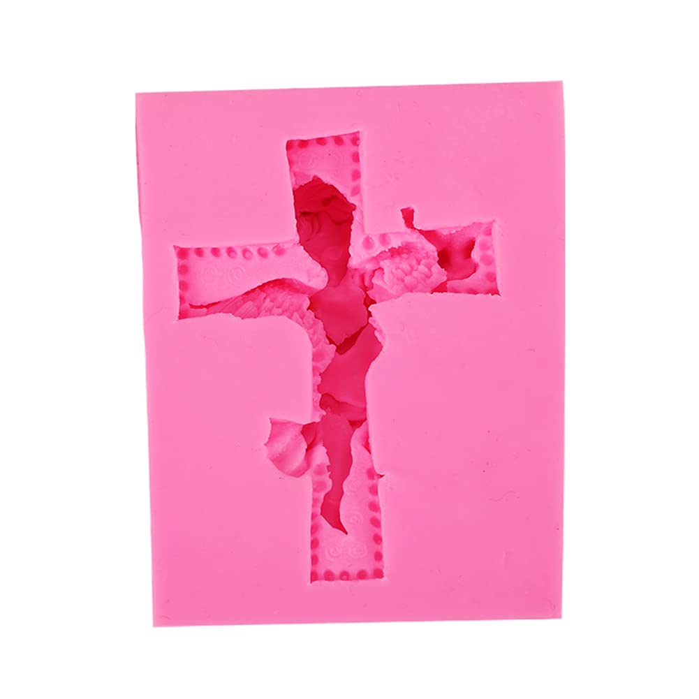 Food Grade Silicone 3D Peace Dove Angel Baby Cake Mold - Reusable for Candy, Chocolate, Soap, Candles & Fondant | Perfect for Gummy Biscuits, Sugar Craft & DIY Cake Decorating | Ideal for Birthday Parties, Baby Showers & Holiday Baking