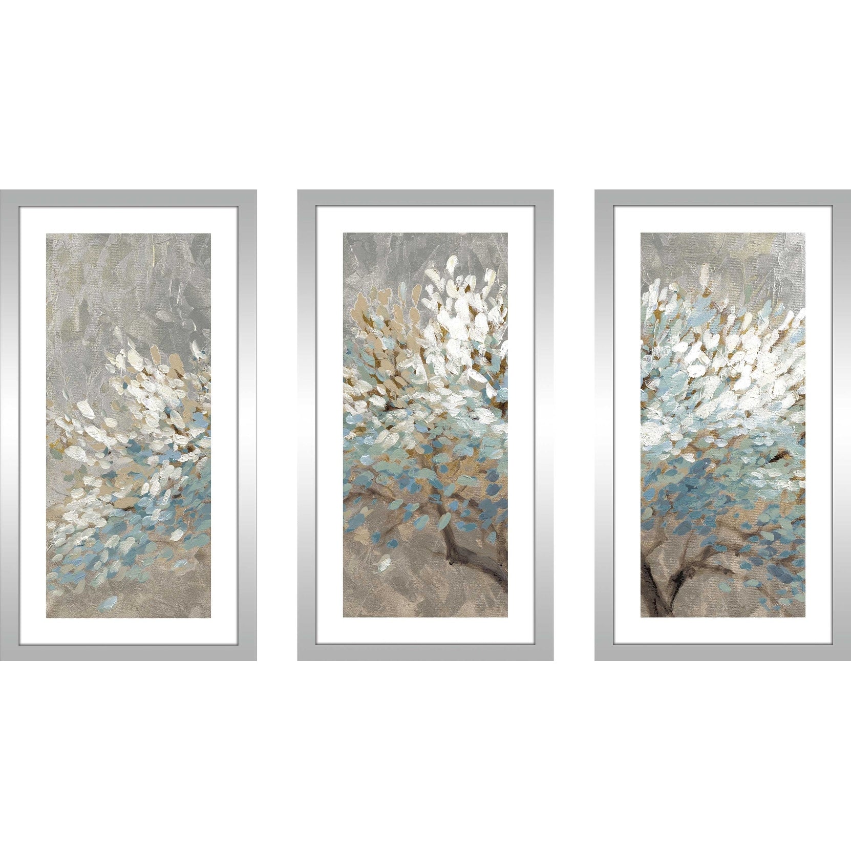 A Thousand White Lifetimes 3-Piece Canvas Wall Art Set - Modern Abstract Print on Aluminum Panel - Perfect for Living Room, Bedroom & Office Decor