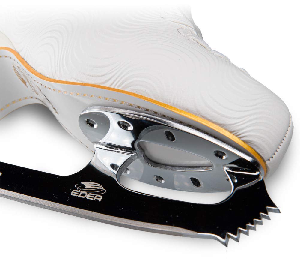 Edea Wave Figure Skates for Women & Girls - Professional Ice Skating Boots with Stainless Steel Blades - Perfect for Training, Competitions & Performances