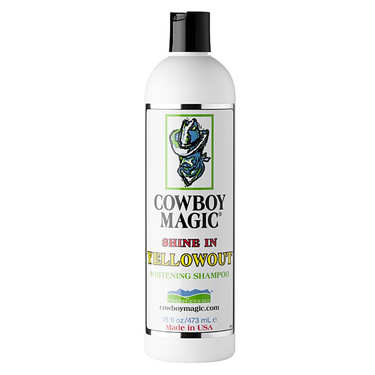 Cowboy Magic Shine In Yellowout Shampoo - Detangling & Shine Enhancing Horse Shampoo for Show Horses & Grooming - Perfect for Competitions & Daily Care
