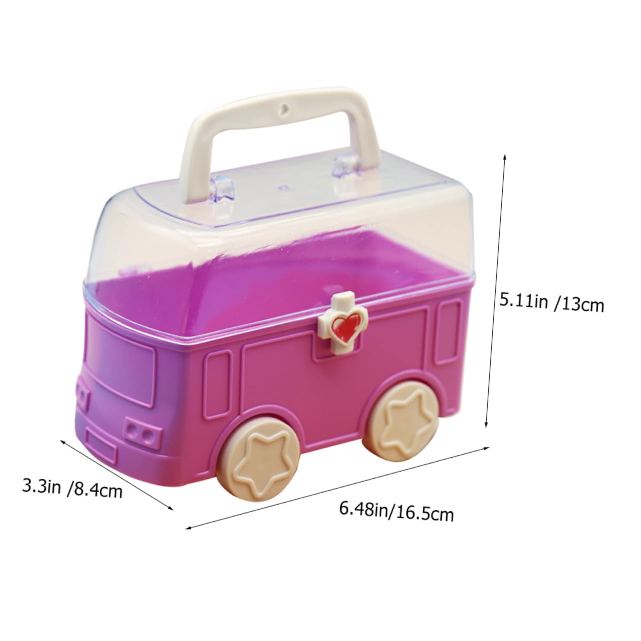 Car-Shaped Plastic Storage Containers with Lids - Toy Organizer Box for Kids Room, Playroom & Car Storage | Durable Household Storage Bins for Toys, Crafts & Small Items