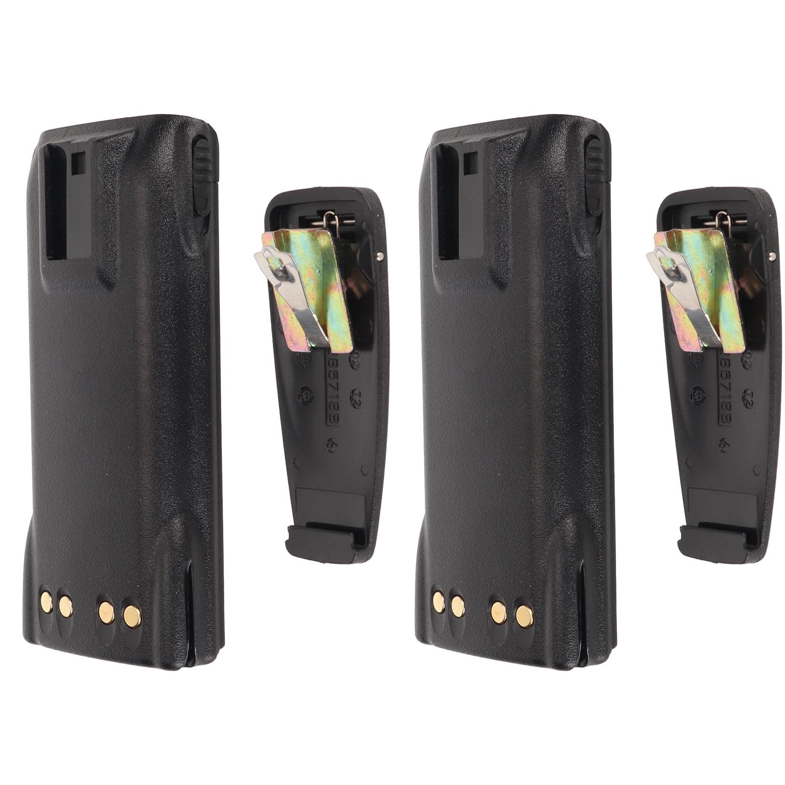 2 Pack 1800mAh Lithium Ion Replacement Battery for Motorola GP320 GP328 GP338 GP340 GP360 HT750 HT1250 PRO5150 Two-Way Radios - Long Lasting Power for Police, Security, Construction & Outdoor Communication