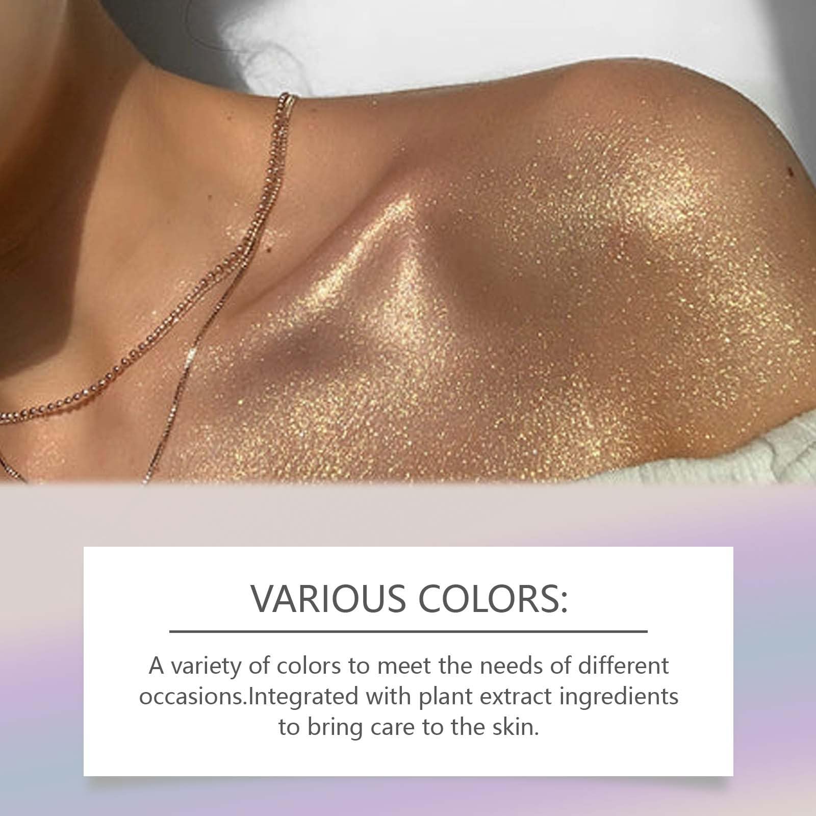 Orphic Glitter Dry Oil - Shimmer Body & Face Oil, Waterproof & Light Color Changing | Perfect for Festivals, Parties & Everyday Glow