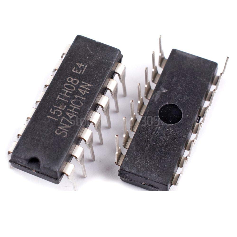 Xytronic 74HC14 Hex Inverting Schmitt Trigger IC - Pack of 10 | High-Quality Semiconductors for Electronics Projects | Perfect for Arduino, Raspberry Pi & DIY Circuits