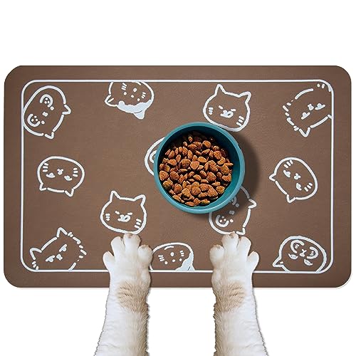 Brown & Multiple cat heads Logo