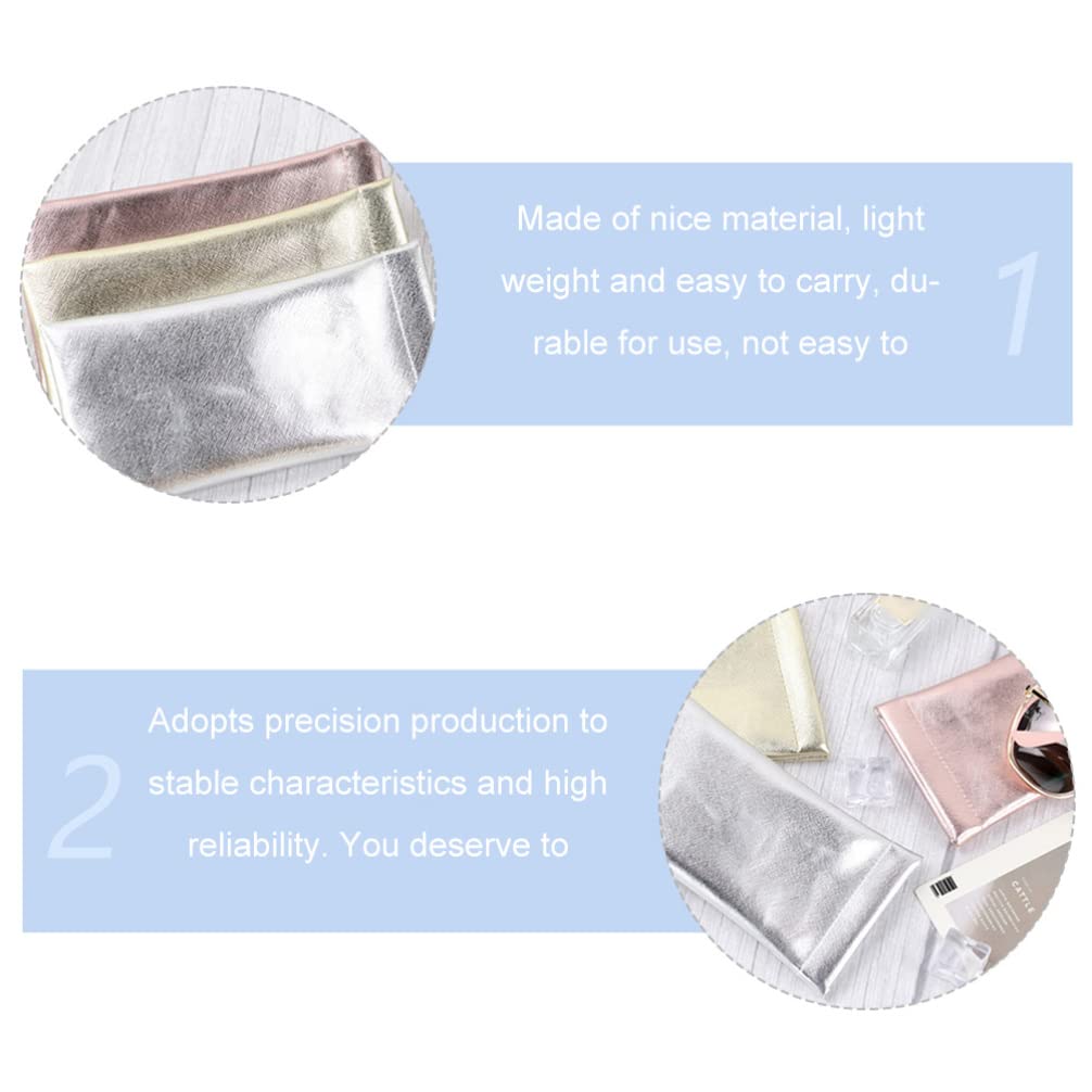 4-Piece Glasses Storage Bag Set - Eyewear Organizer Pouch for Sunglasses & Eyeglasses - Travel, Home & Office Accessories