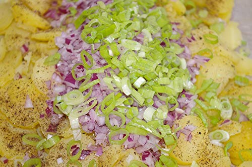 20x30 Inch Laminated Potato Food Poster - Vibrant Salted Potatoes & Lunch Art Print - Perfect for Kitchen Decor & Dining Room Wall Art - Fits Standard Frames