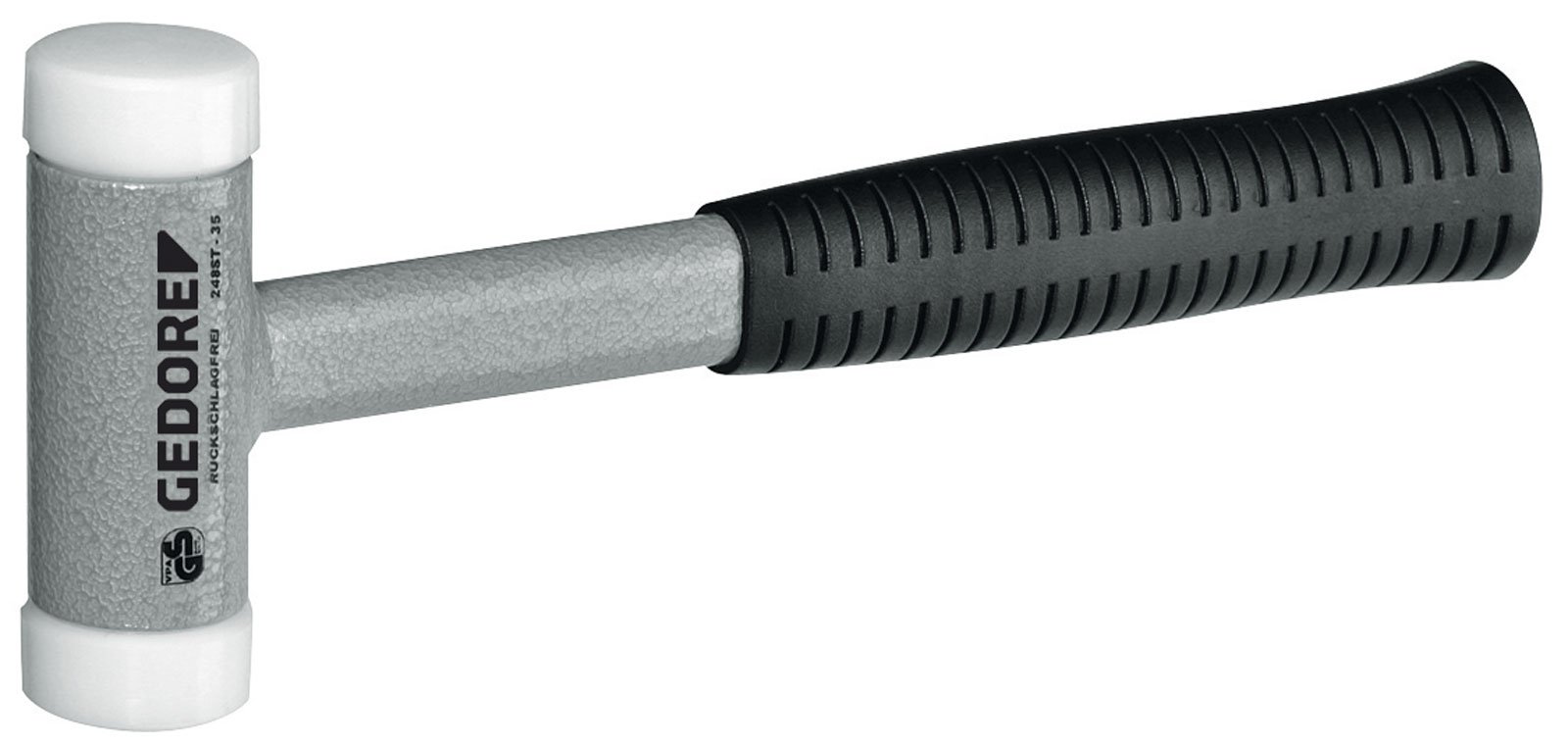 GEDORE 248 ST-35 35mm Recoilless Hammer - Professional Anti-Vibration Shock Absorbing Tool for Construction, Demolition & Metalwork