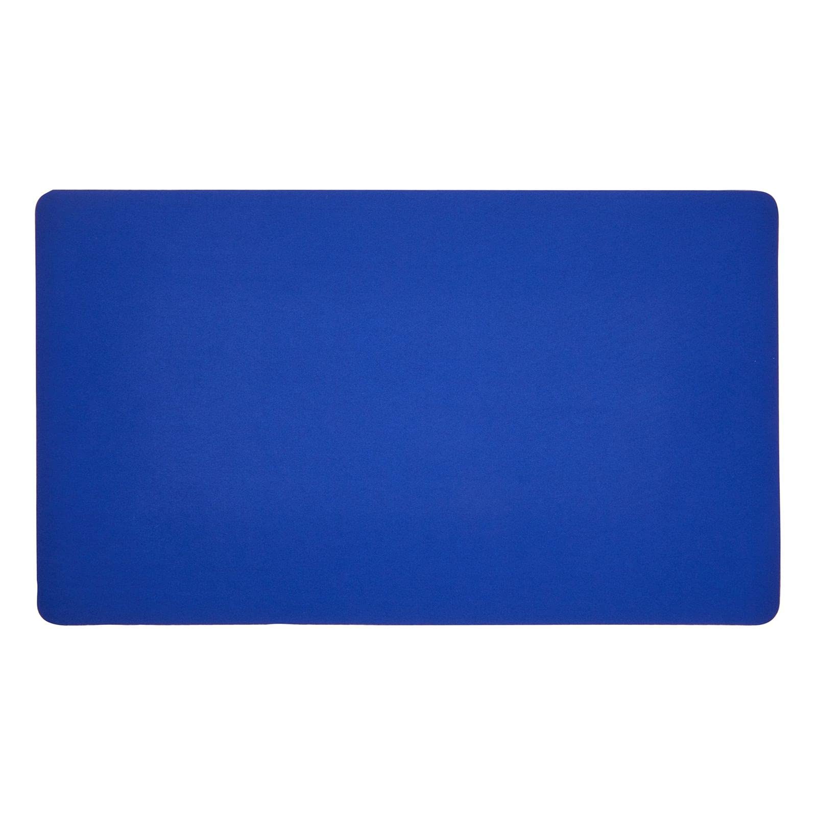 2 Pack Black/Blue Card Game Playmat (24x14 in) - Durable Board Game Mat for Magic, Yu-Gi-Oh, and Poker Nights