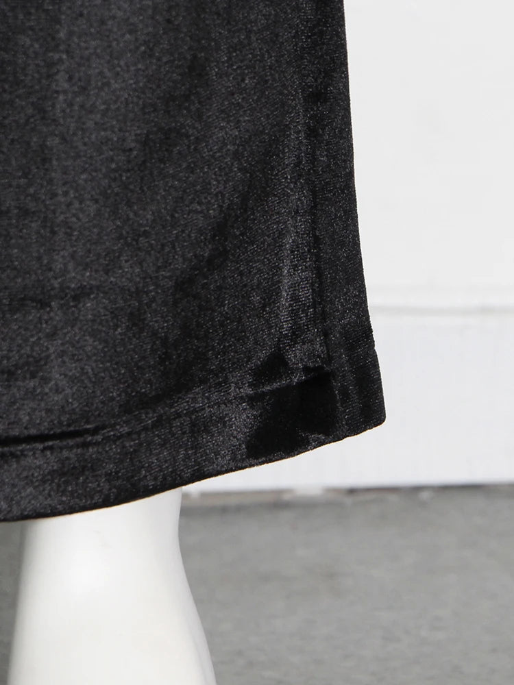 Women's Black High Waist Wide Leg Pants - Loose Fit Full Length Trousers for Casual Wear | Autumn Fashion Staple for Work, Travel & Everyday Comfort