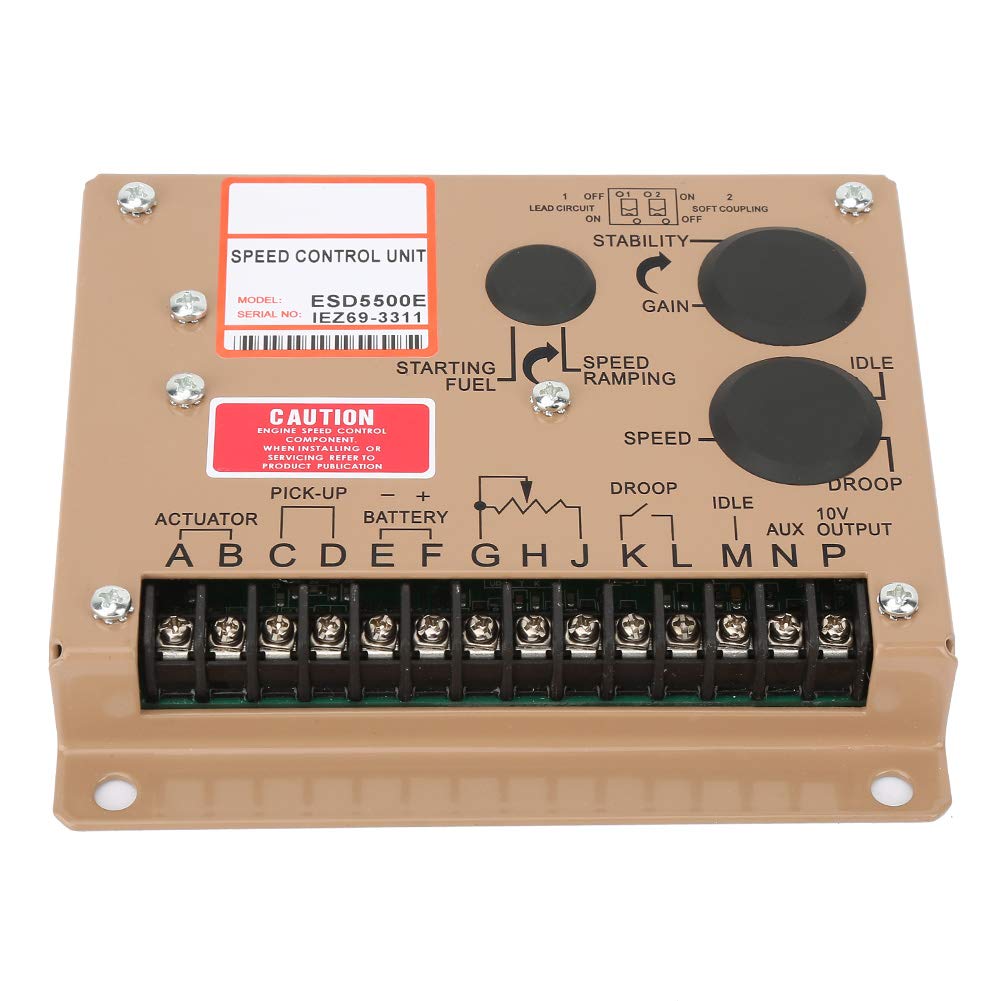 Pre-Adjustable Engine Speed Controller - Precise Response Generator Speed Regulator for DIY Projects, RC Cars, and Industrial Machinery