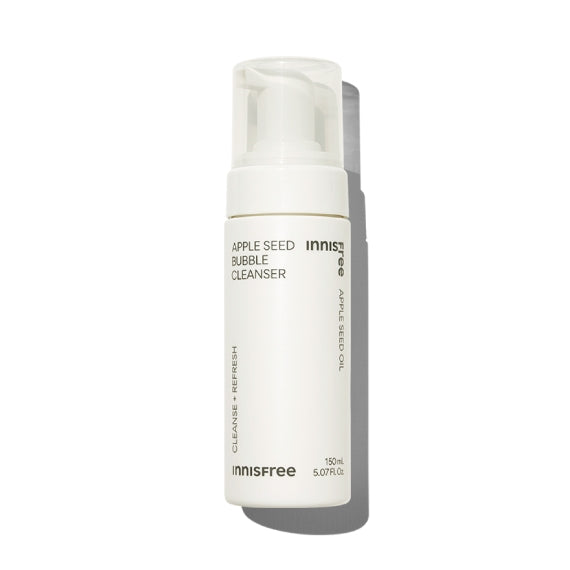 Innisfree Apple Seed Bubble Cleanser - Deep Cleansing & Hydrating Facial Wash for Oily & Combination Skin | Perfect for Daily Skincare & Makeup Removal