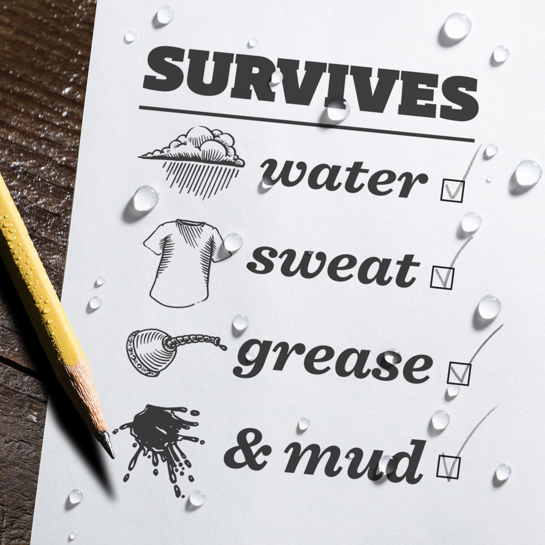 Rite In The Rain All-Weather Waterproof Copier Paper - 12
