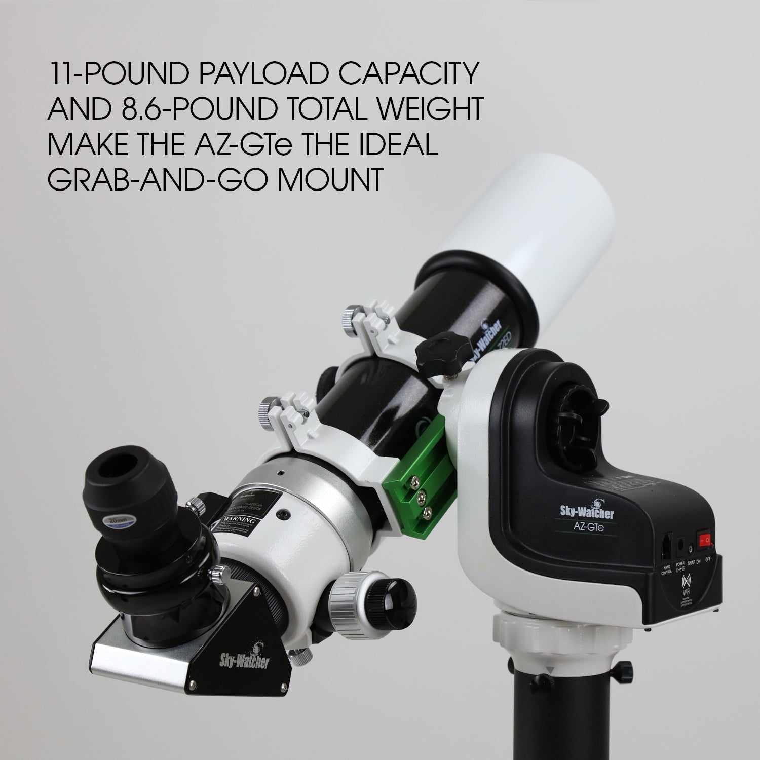 Startravel 102 AZ GTe Refractor Telescope - Portable Astronomy Telescope for Adults & Beginners, Perfect for Stargazing, Bird Watching & Outdoor Adventures